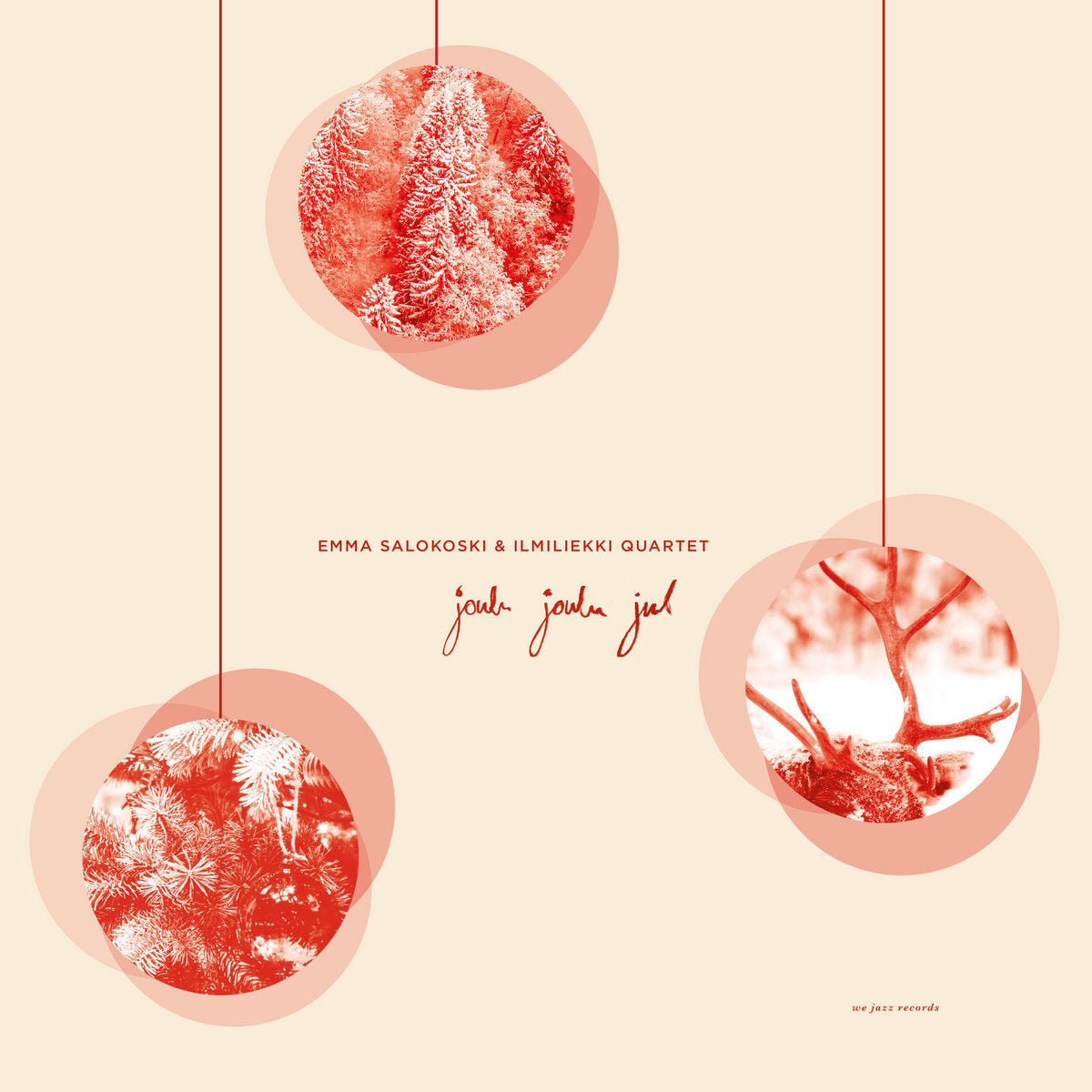 Emma Salokoski & Ilmiliekki Quartet - Joulu, joulu, jul (Red Marbeled Vinyl) LP